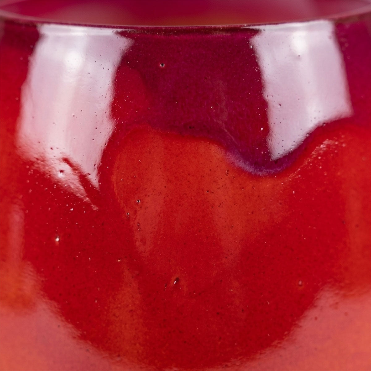 Swirl Vaas Oranje / Rood