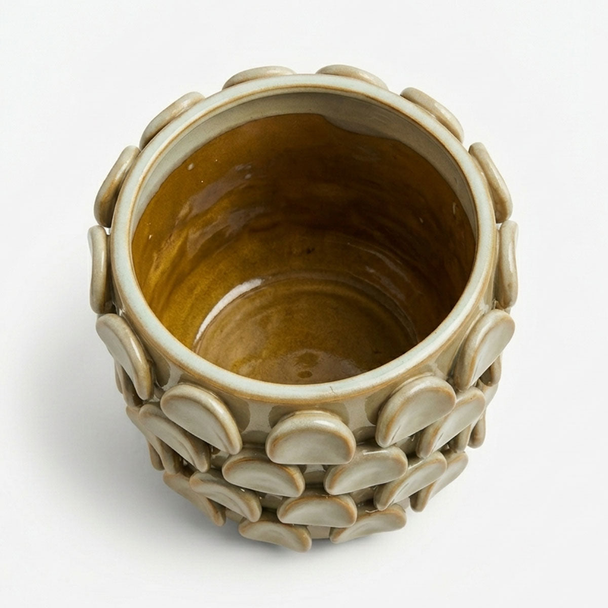 Pearl Plantenpot Taupe / Grijs
