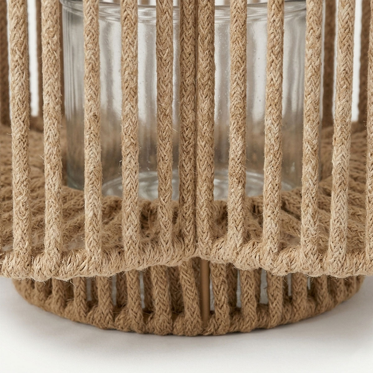 Cruz Windlicht Bloem Beige