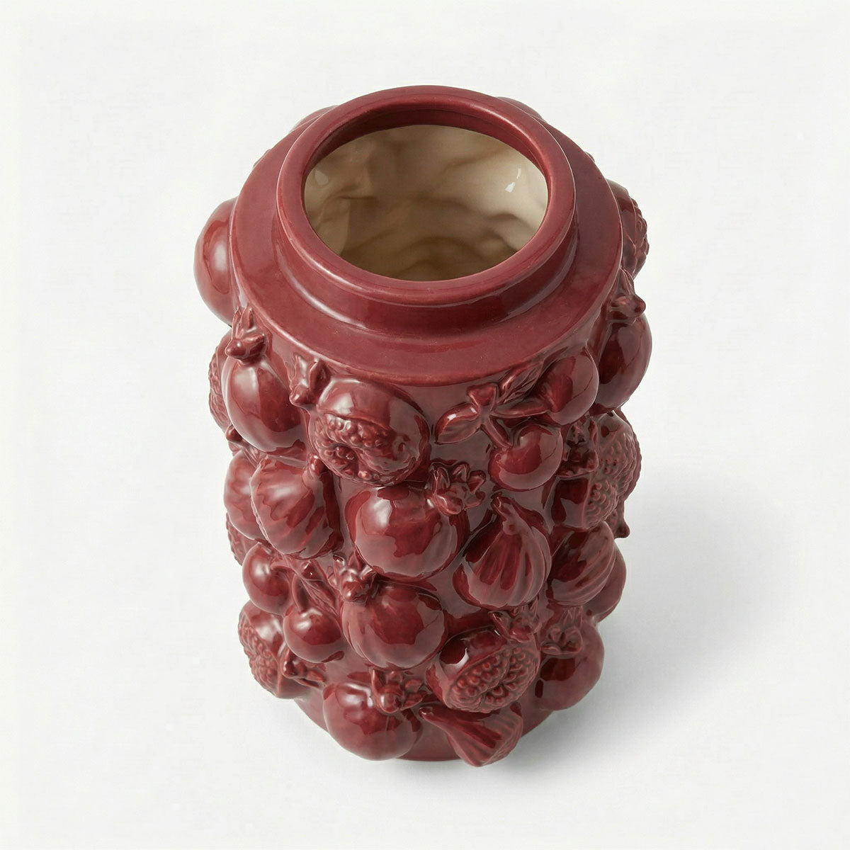 Granaatappel Vaas Bordeauxrood