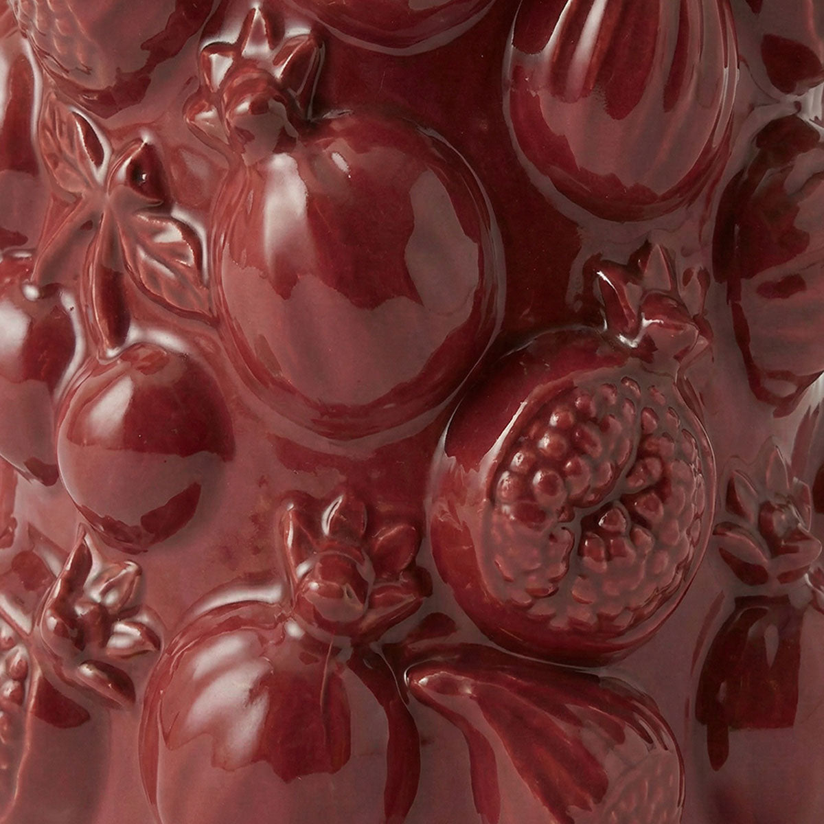 Granaatappel Vaas Bordeauxrood