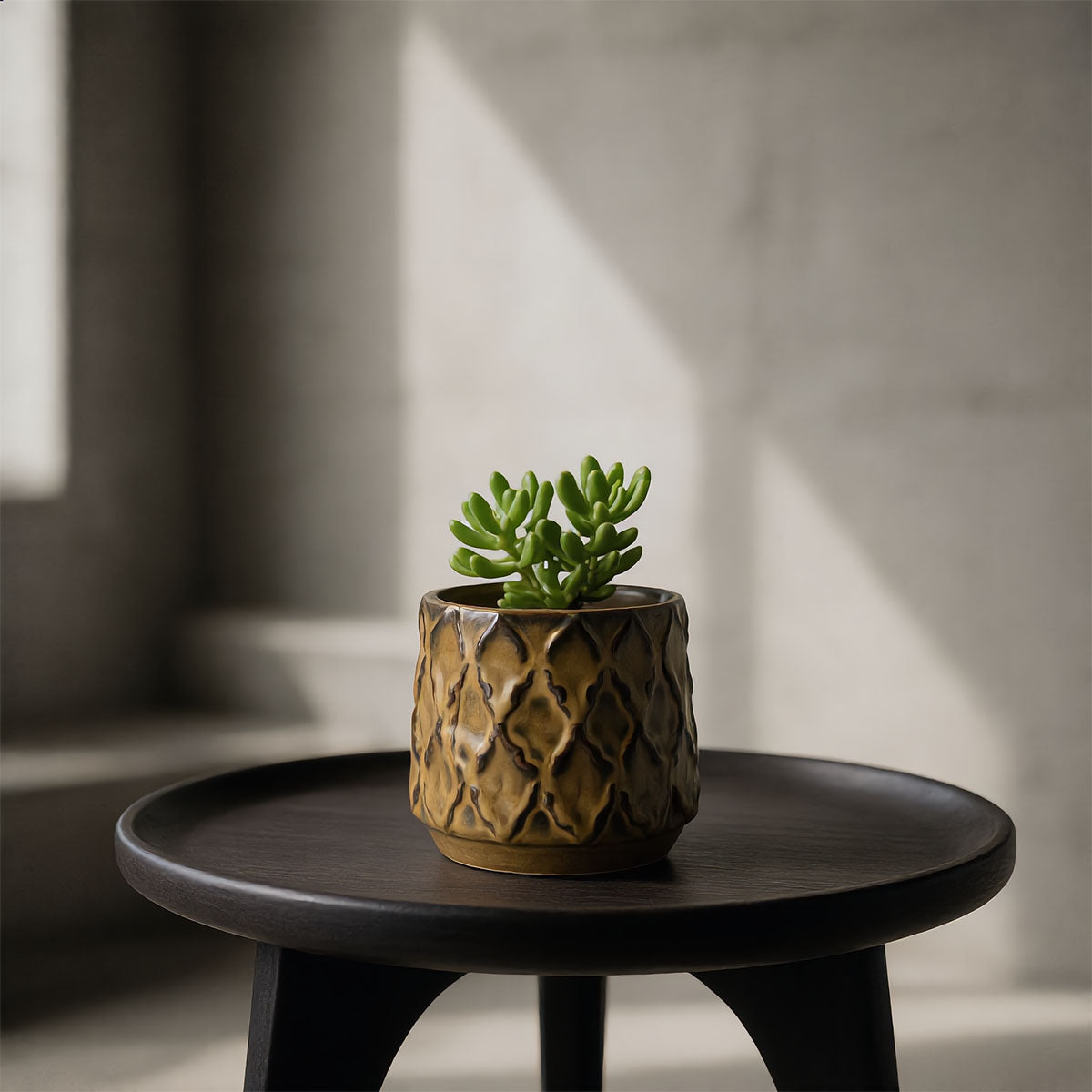 Zaria Plantenpot Bruin S