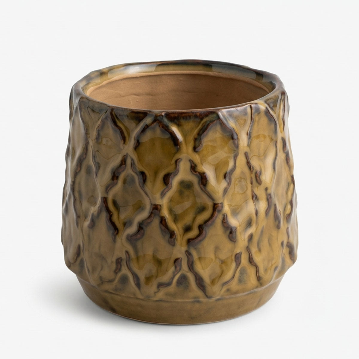 Zaria Plantenpot Bruin S
