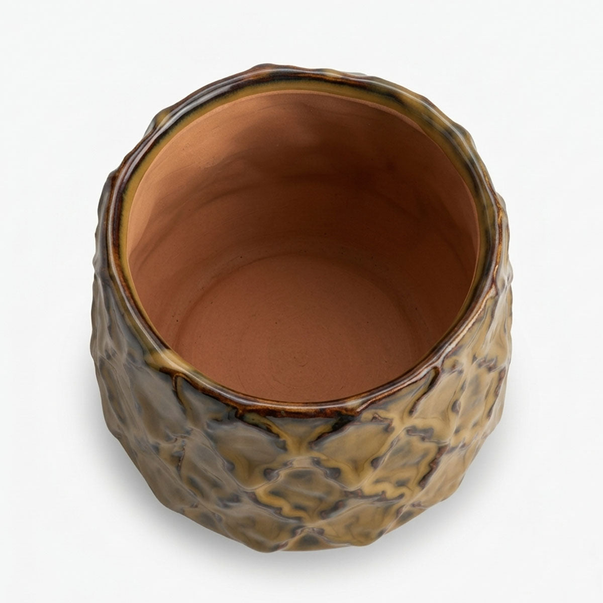 Zaria Plantenpot Bruin M