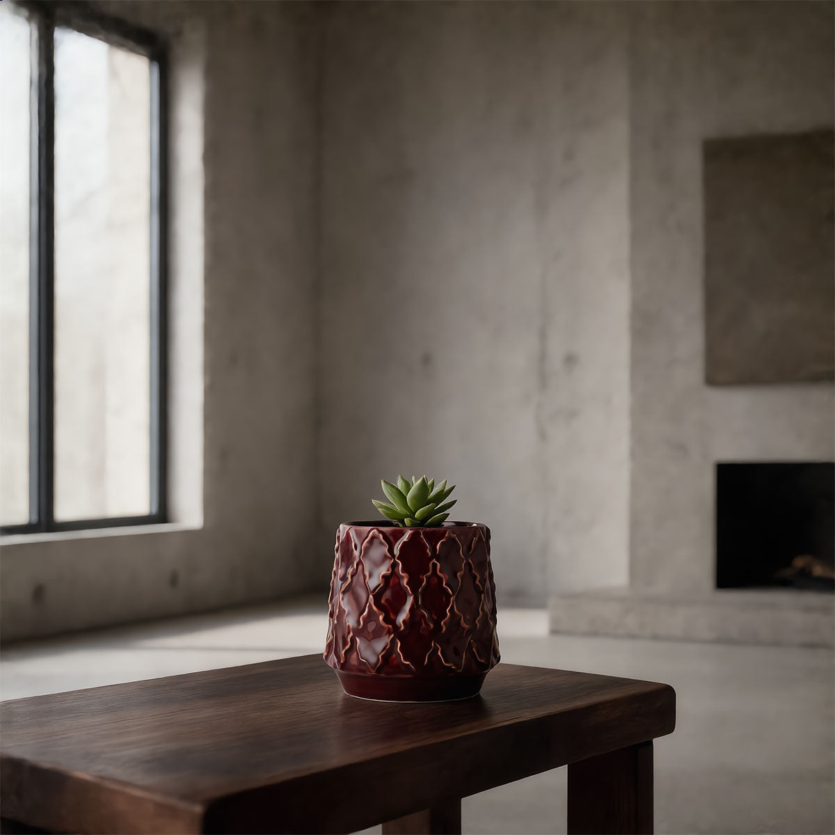 Zaria Plantenpot Bruin S