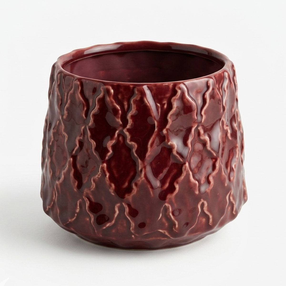 Zaria Plantenpot Bordeauxrood M