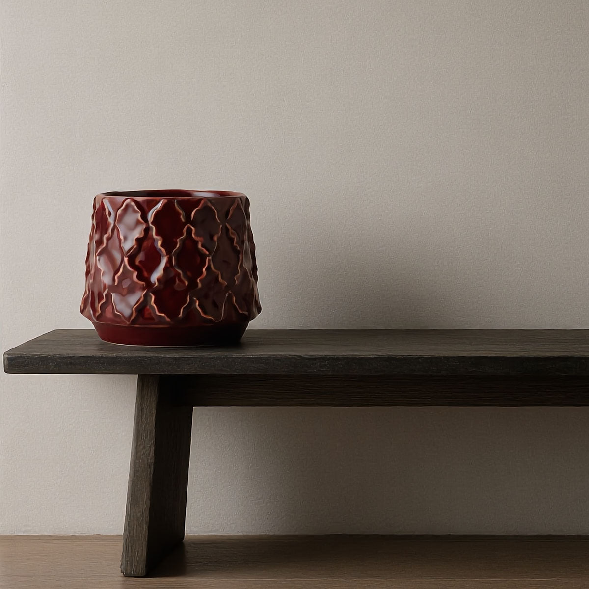 Zaria Plantenpot Bruin M