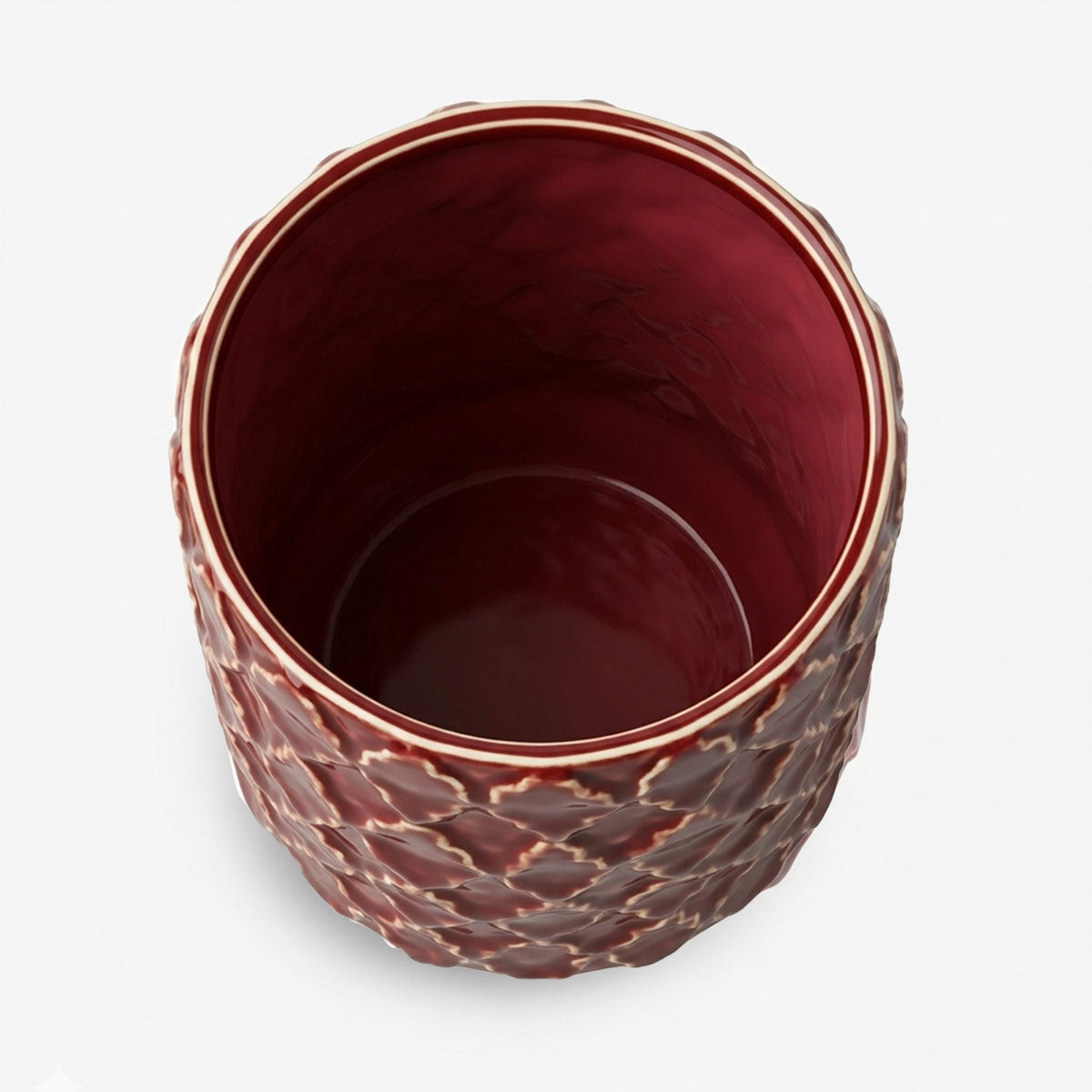 Zaria Vaas Bordeauxrood