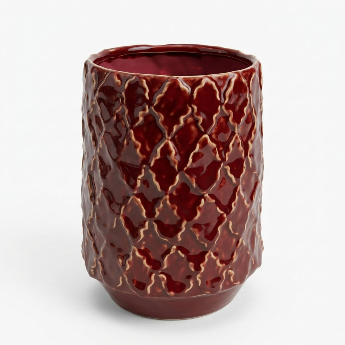 Zaria Vaas Bordeauxrood