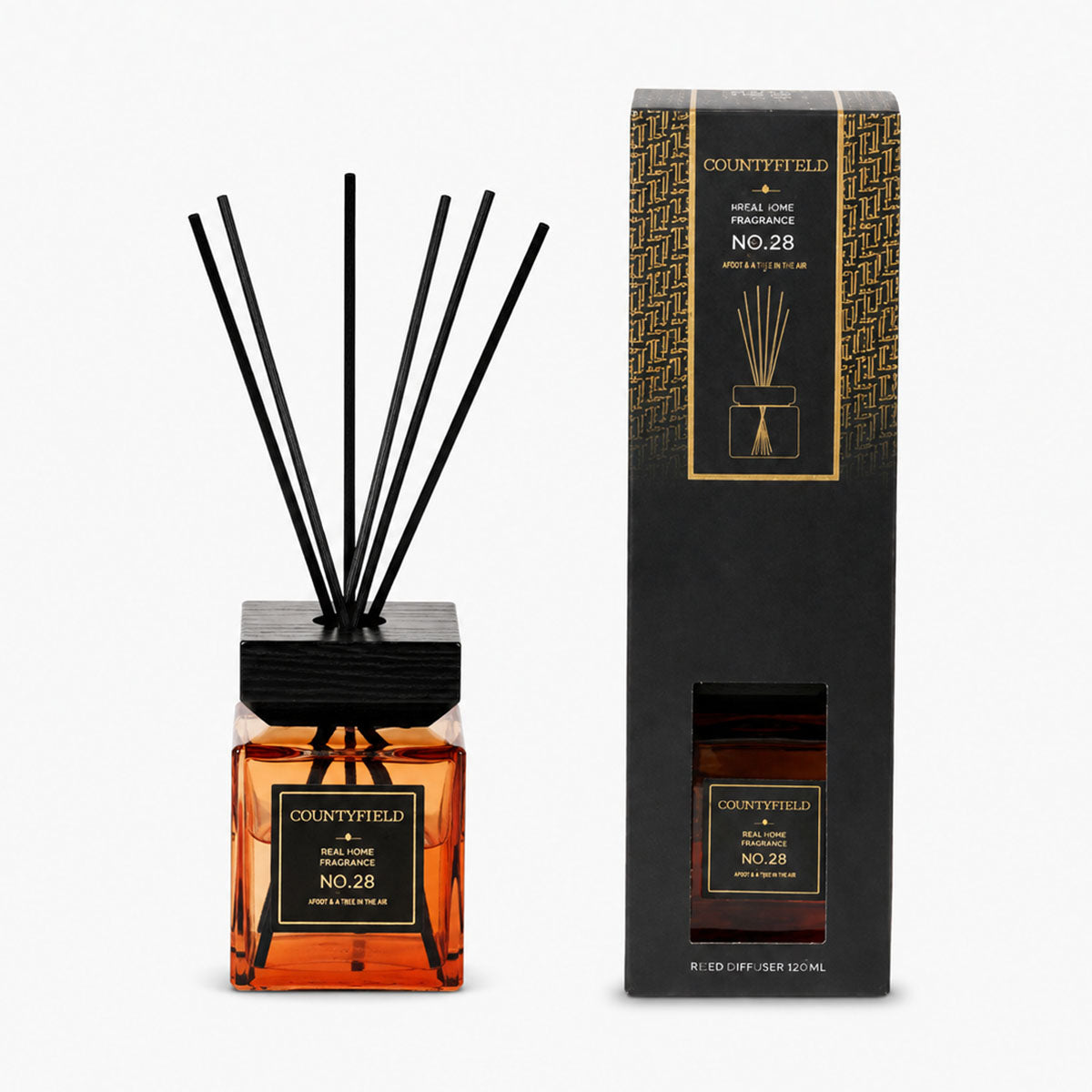 No.28 Geurstokje Amber - Citrus & Green Tea - 200 ml