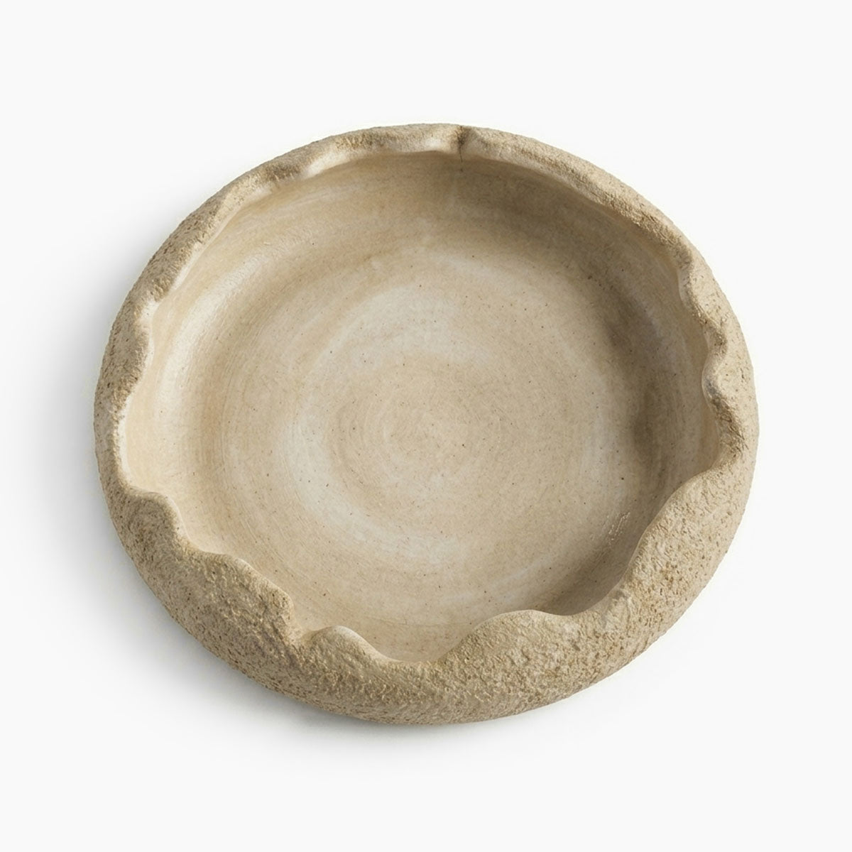 Arc Schaal Aardewerk - Beige - ⌀ 30 cm