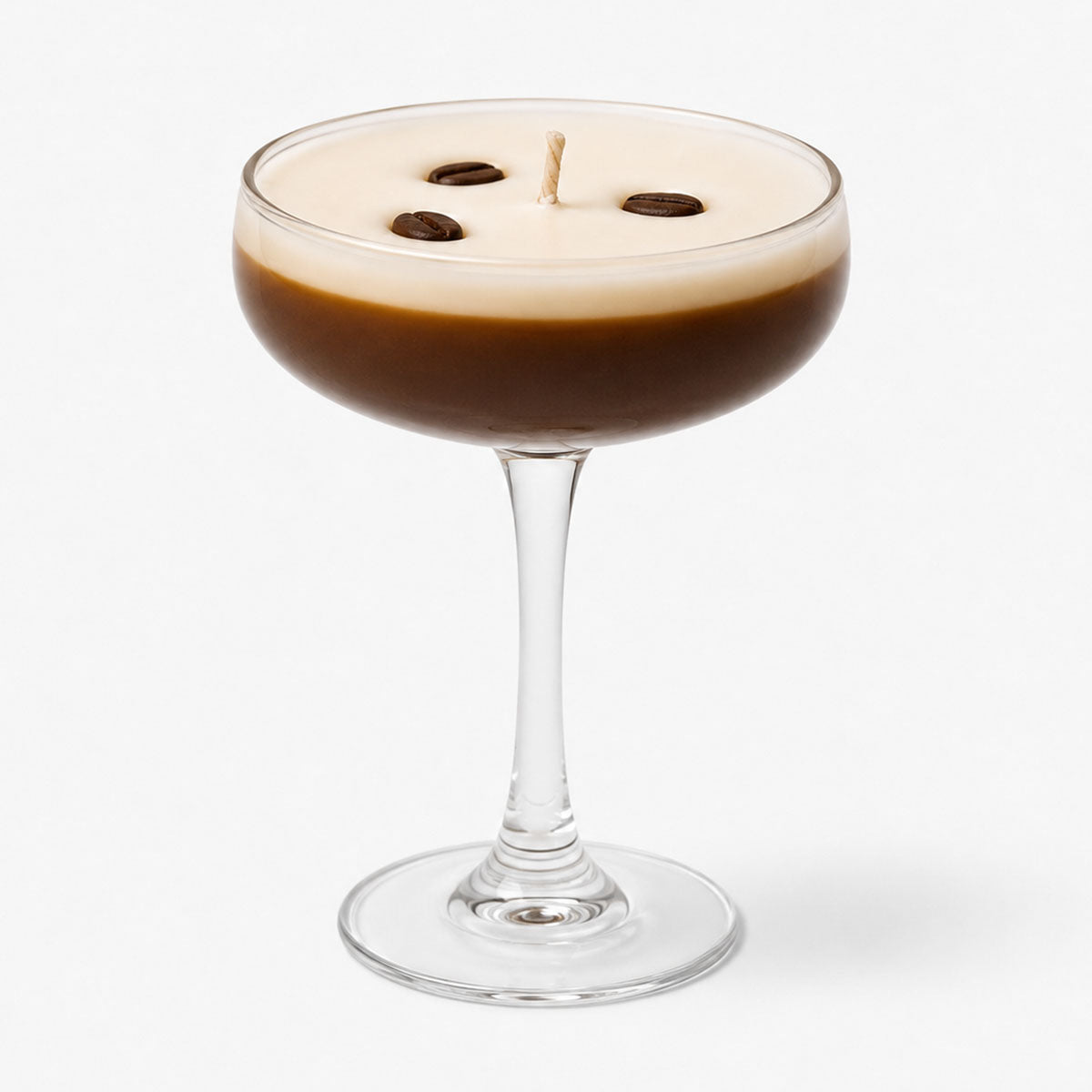 Espresso Martini Cocktail Kaars - Bruin - H 15,5 cm