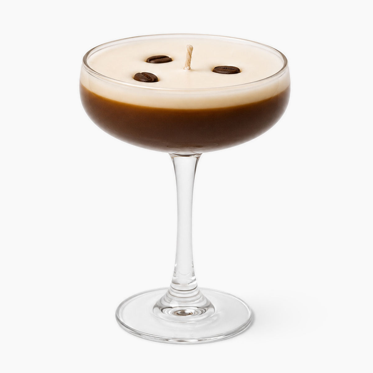 Espresso Martini Cocktail Kaars - Bruin - H 15,5 cm