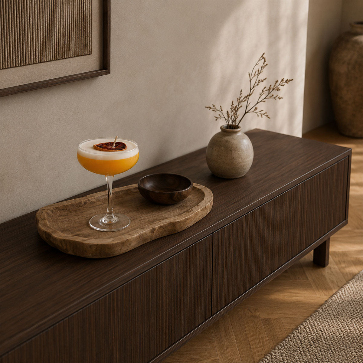 Pornstar Martini Cocktail Kaars - Oranje - H 15,5 cm