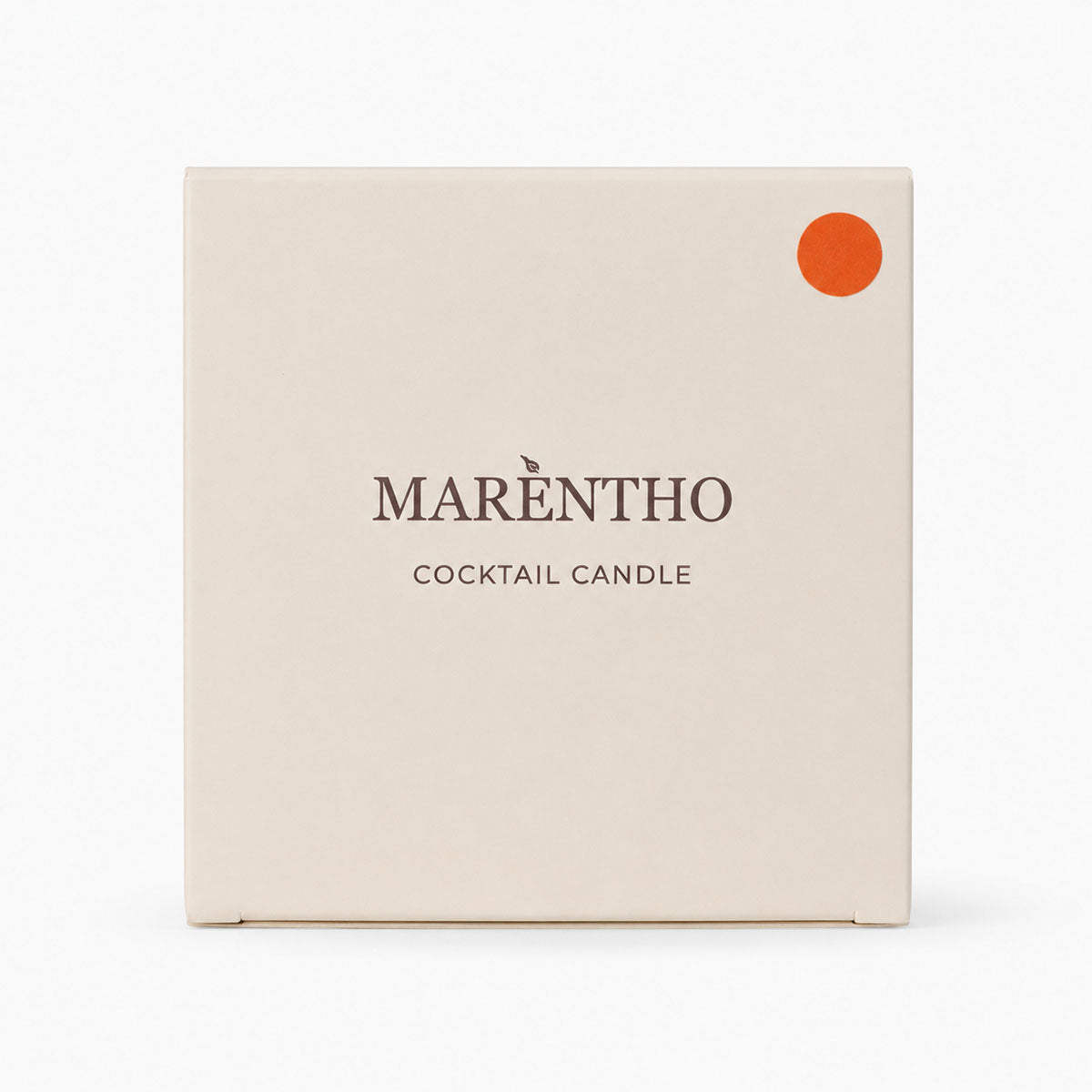 Pornstar Martini Cocktail Kaars - Oranje - H 15,5 cm