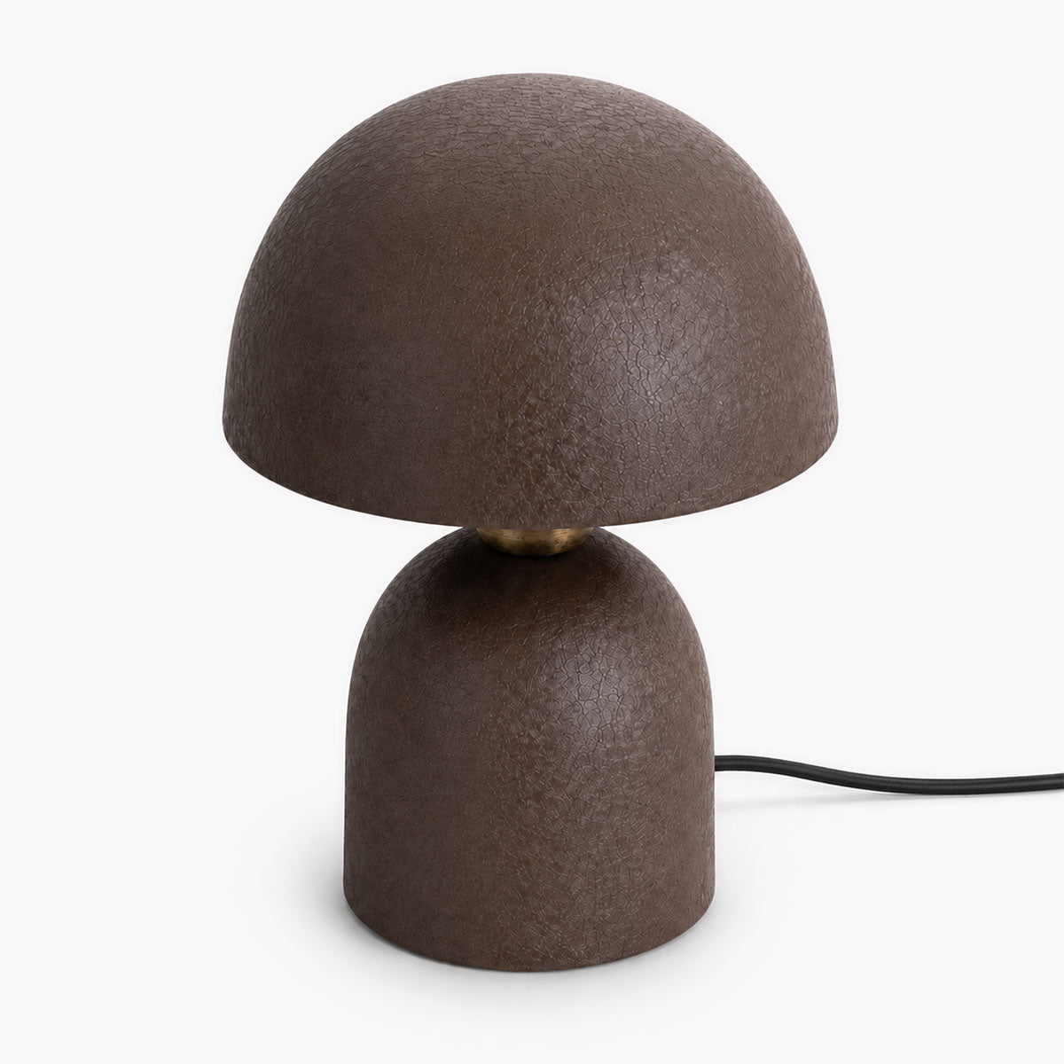 Boaz Tafellamp Metaal - Chocoladebruin - H 30 cm