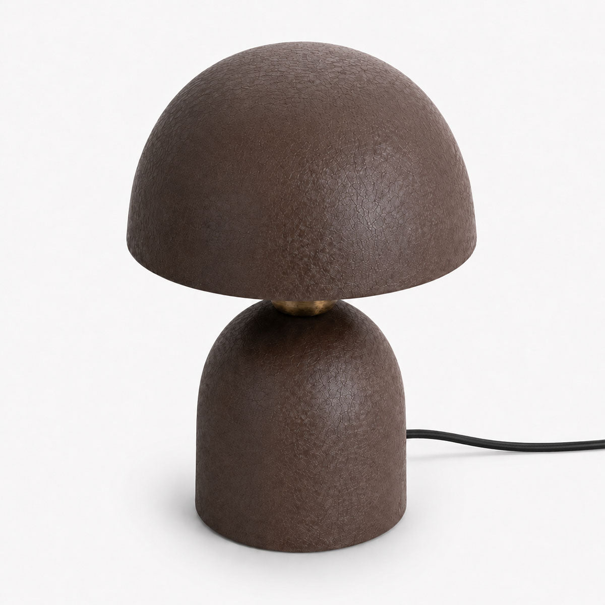 Boaz Tafellamp Metaal - Chocoladebruin - ⌀ 21x H 30 cm