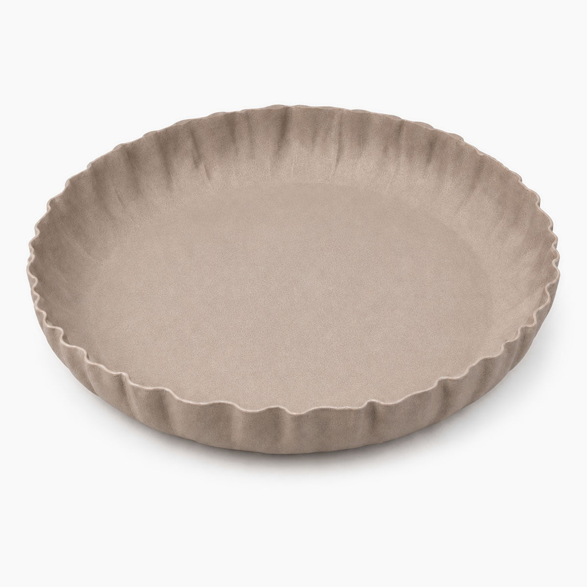Dusan Schaal Golvende Rand Metaal - Bruin - ⌀ 39 cm