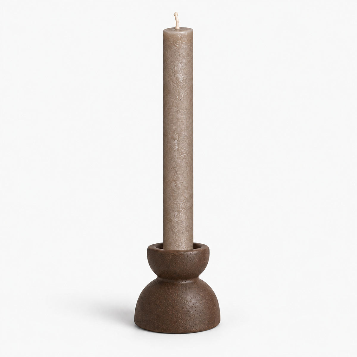 Home Society Dinerkaarsen - Taupe/Beige - 7 stuks