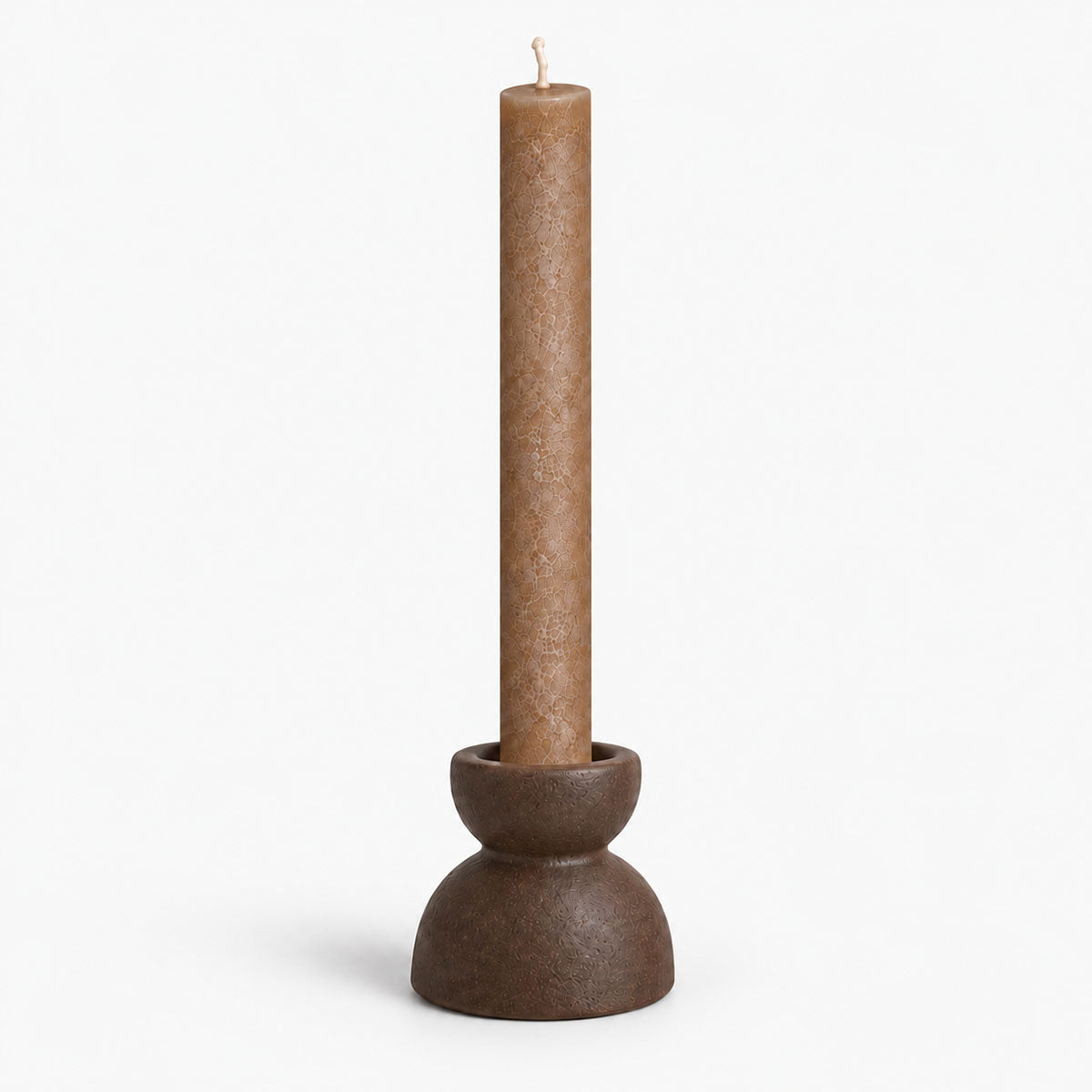 Home Society Dinerkaarsen - Bruin - 7 stuks