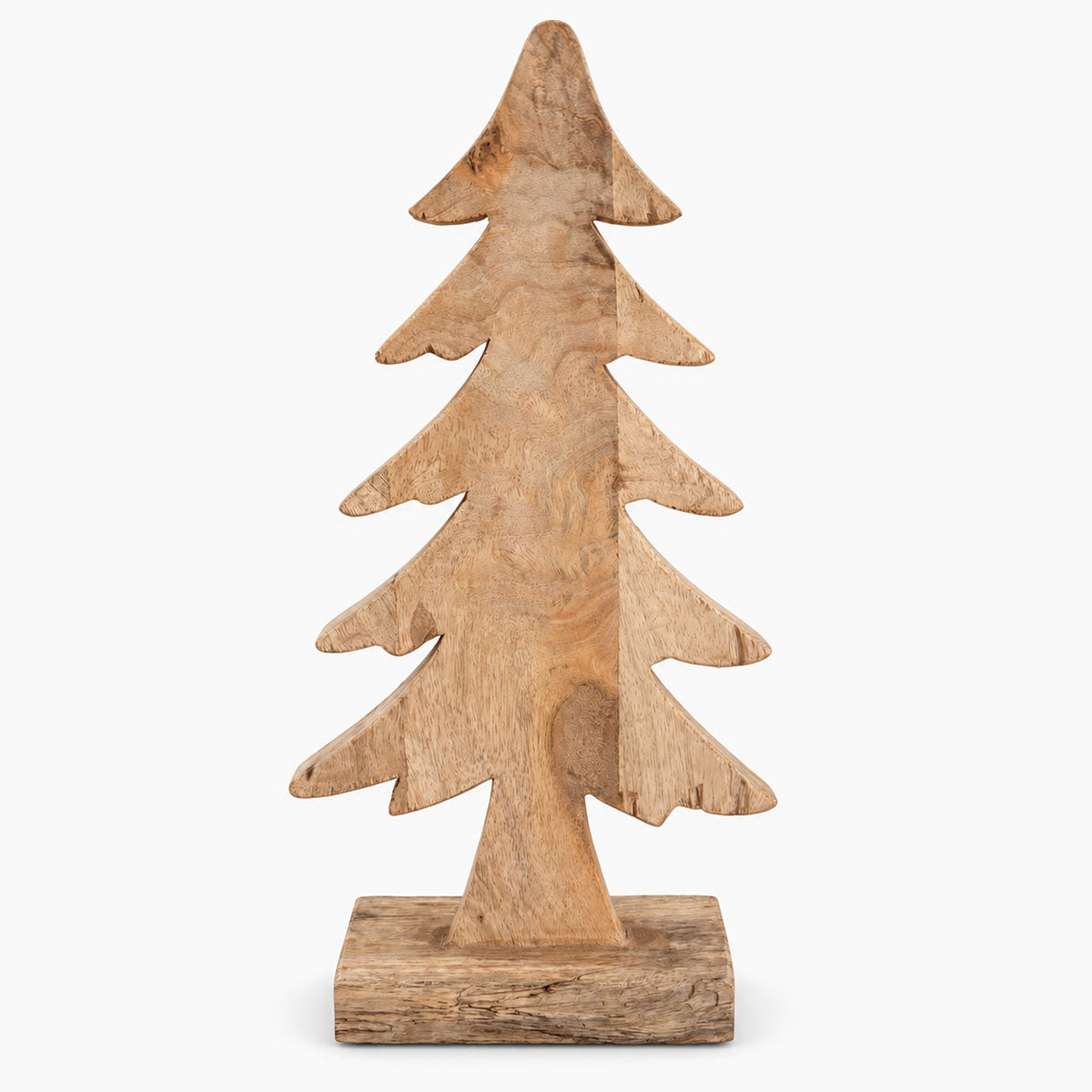 X-Mas Boom Hout - Bruin - H 40 cm