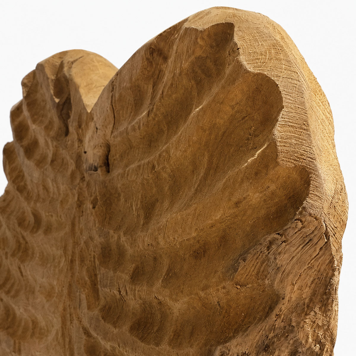 Hart op Standaard Hout - Bruin - H 35 cm