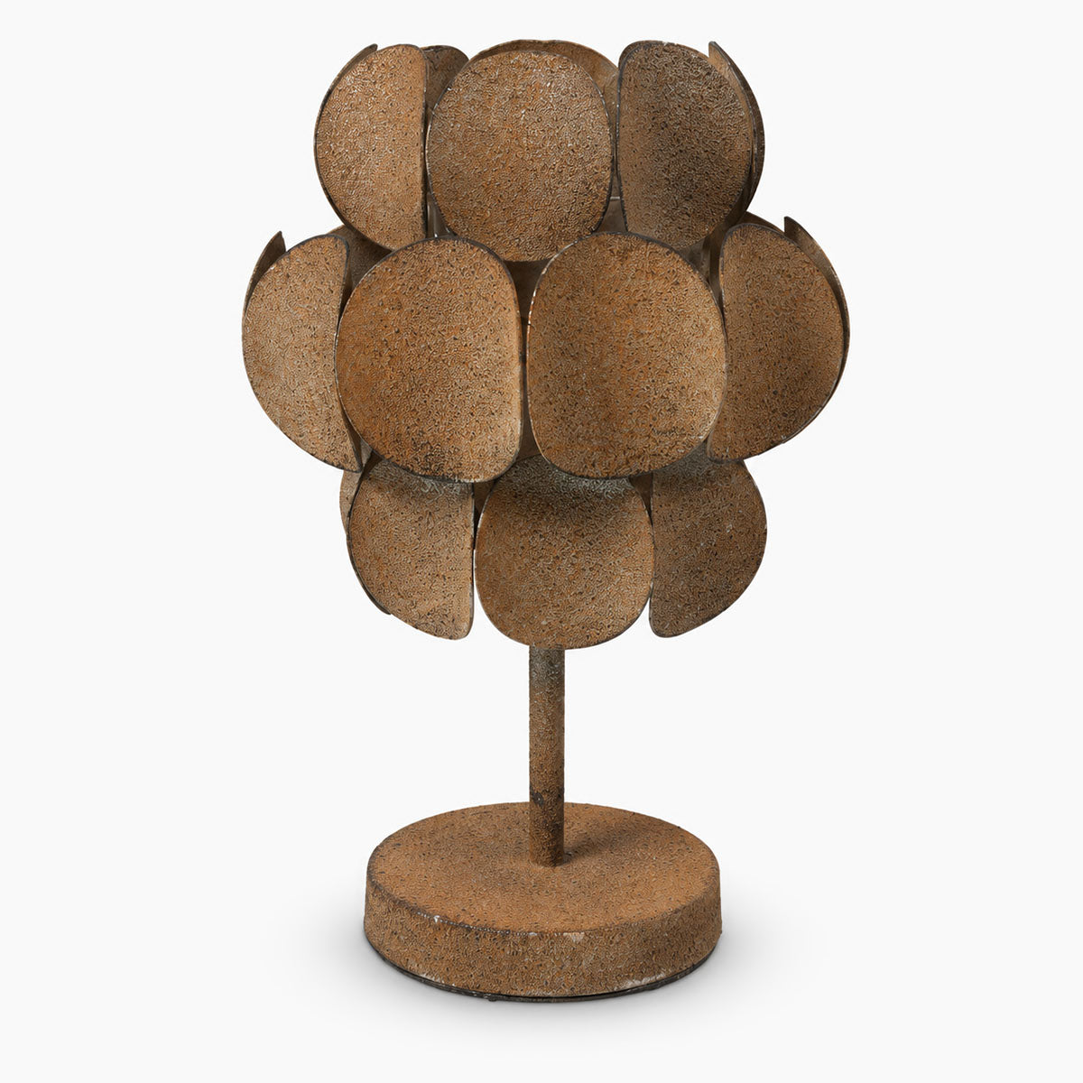 Anica Kandelaar Roest Metaal - Bruin - H 24 cm