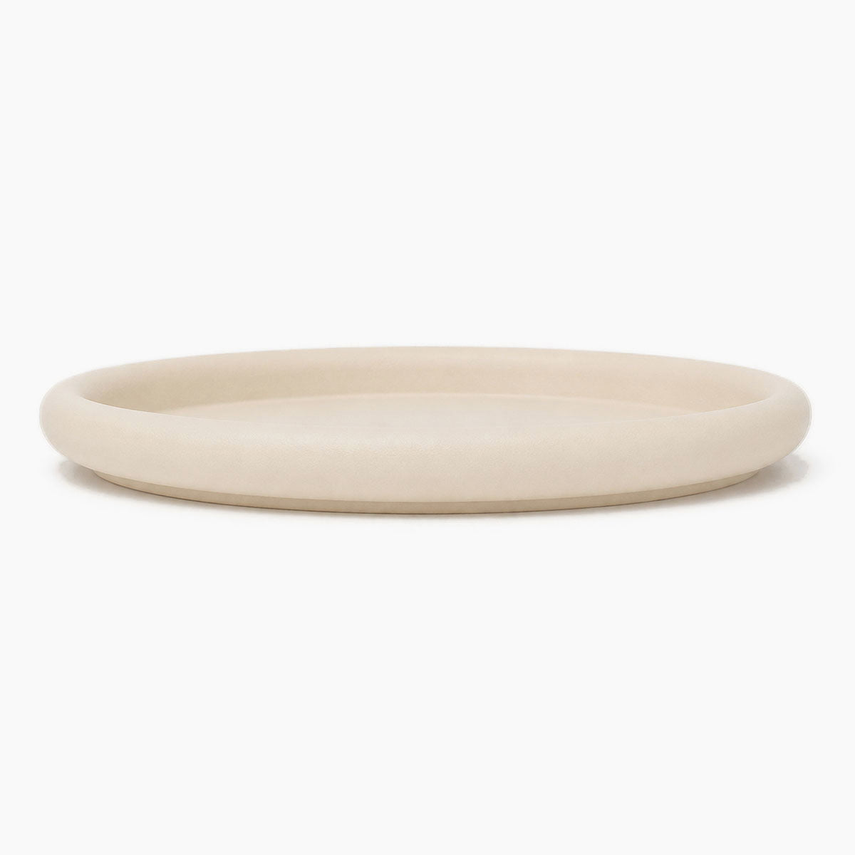 Matteus Japandi Dienblad Groot Metaal - Crème - ⌀ 39 cm