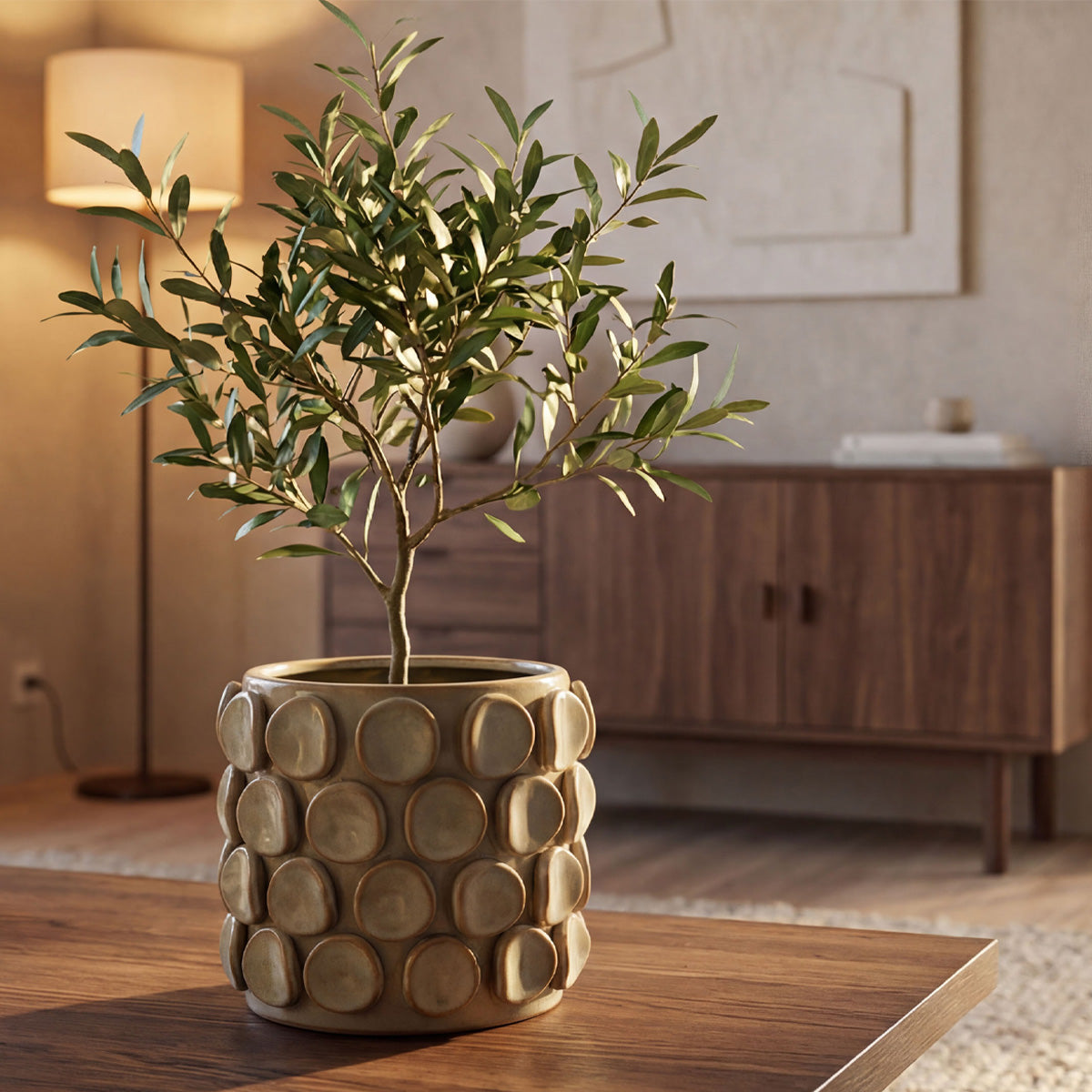 Pearl Plantenpot Taupe / Grijs