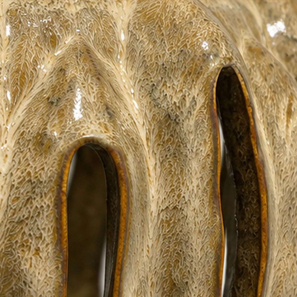 Alain Kandelaar Aardewerk - Beige/Bruin - ⌀ 19 cm