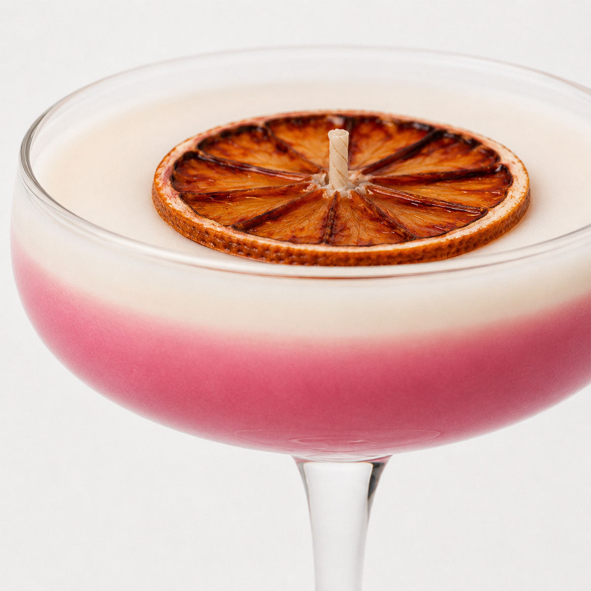 Pink Lady Cocktail Kaars - Roze - H 15,5 cm