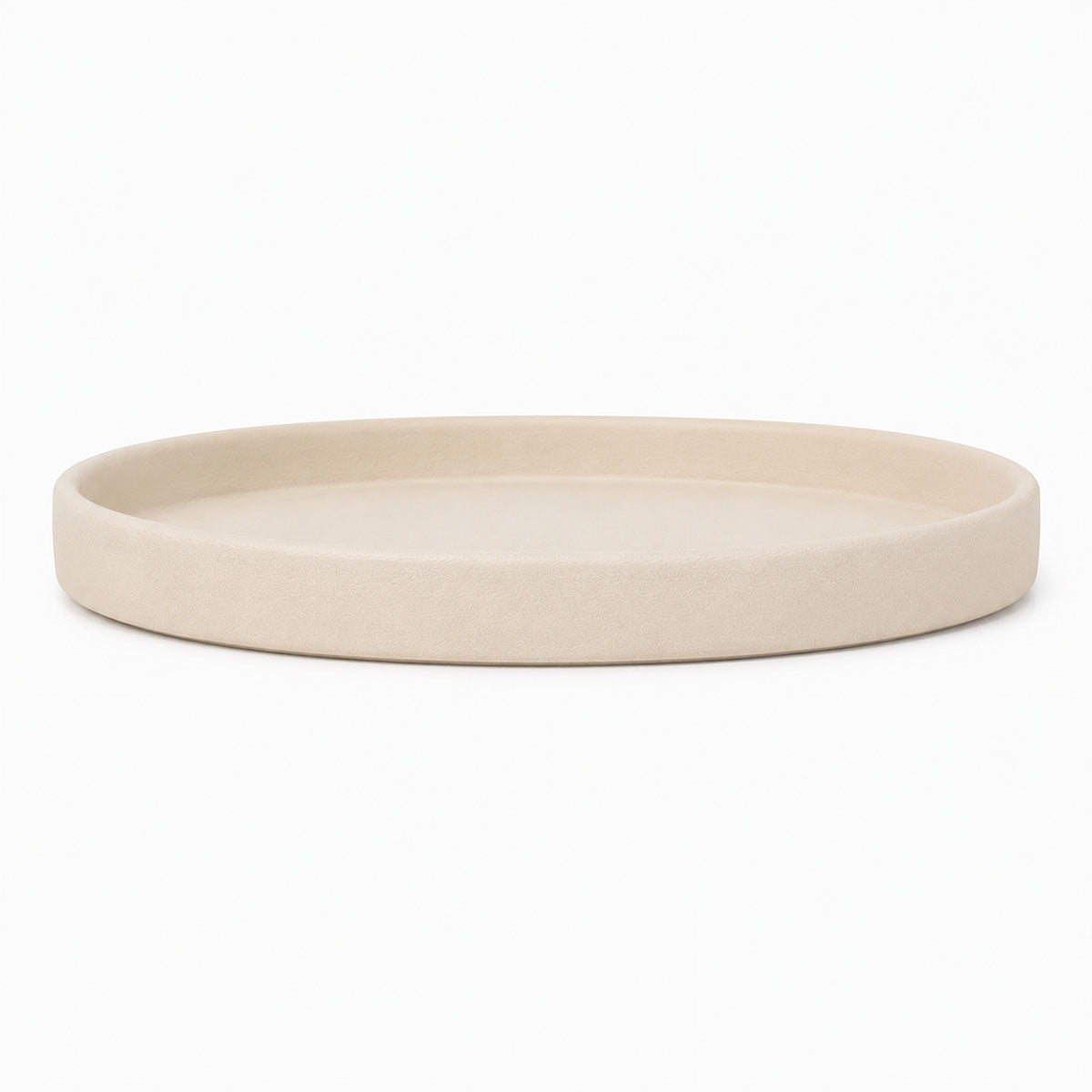 Saris Dienblad Metaal - Crème - ⌀ 36,5 x H 3 cm