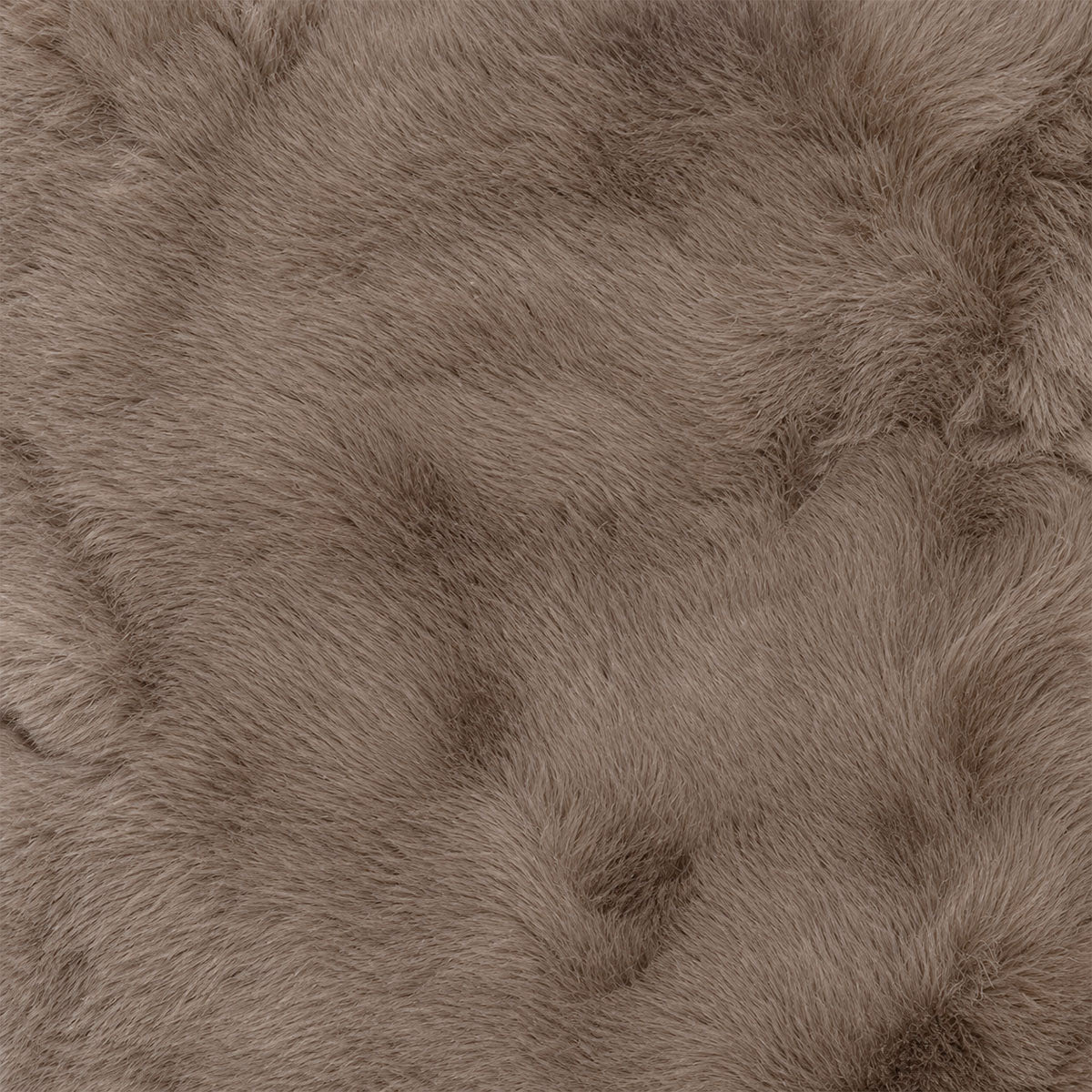 Cosy Sierkussen Imitatiebont - Taupe/Bruin - L 45 x B 45 cm