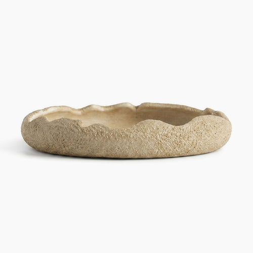 Arc Schaal Aardewerk - Beige - ⌀ 30 cm