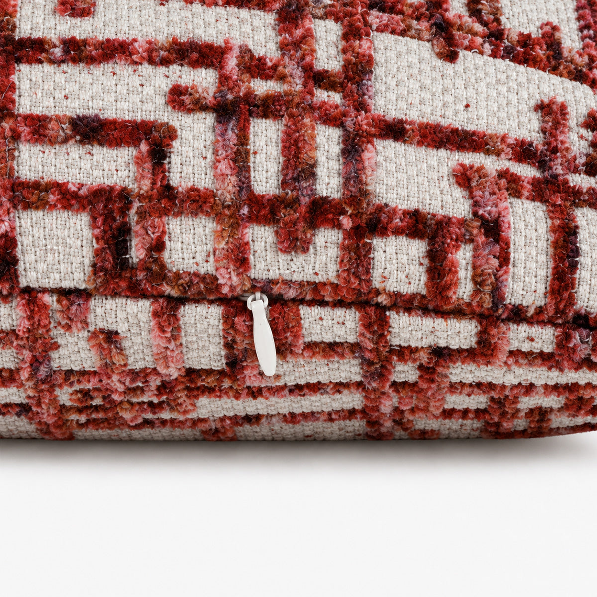 Chloe Sierkussen Katoen - Bordeaux/Crème - L 45 x B 45 cm