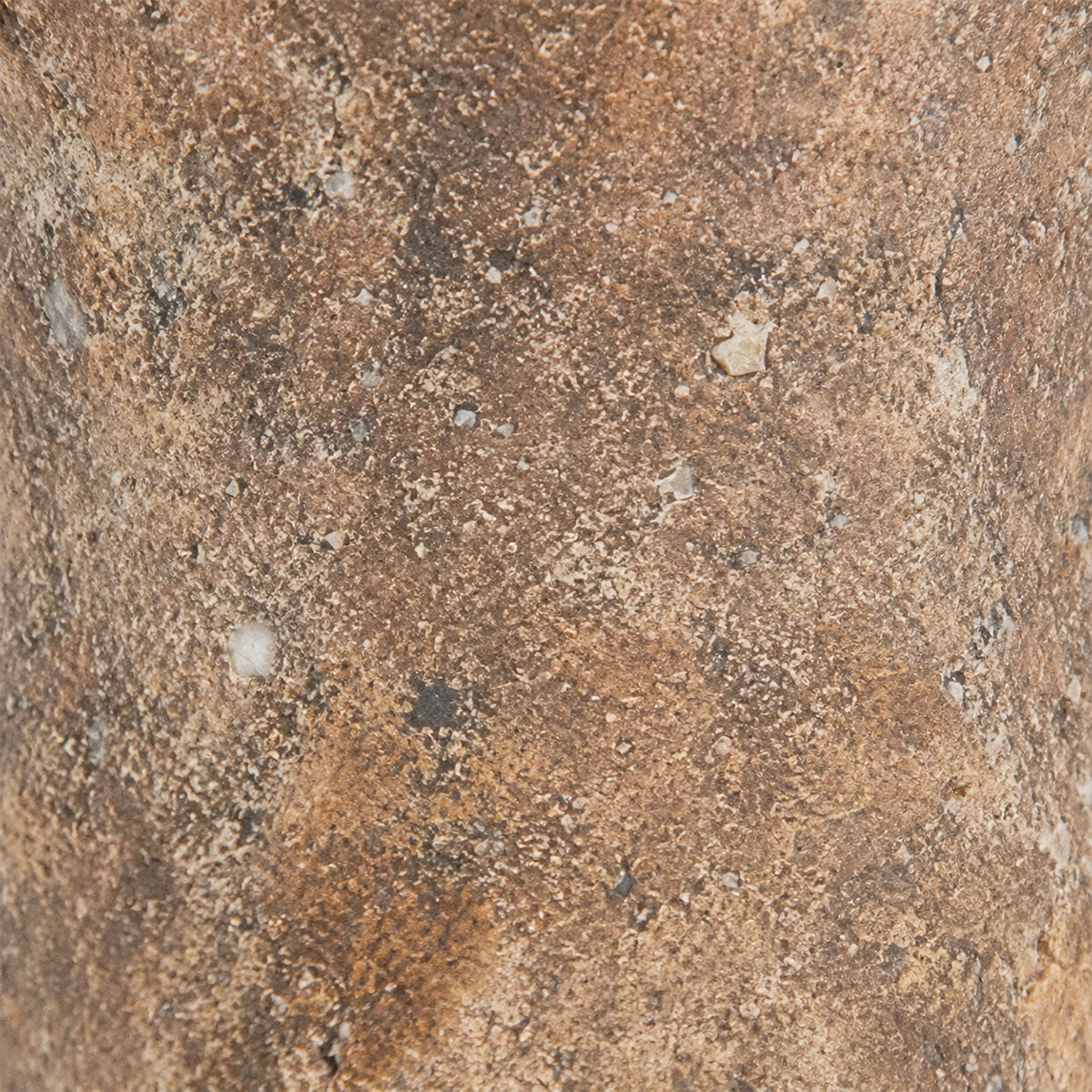 Menno Kandelaar Keramiek - Bruin - L 10,5 x B 9 x H 15,5 cm