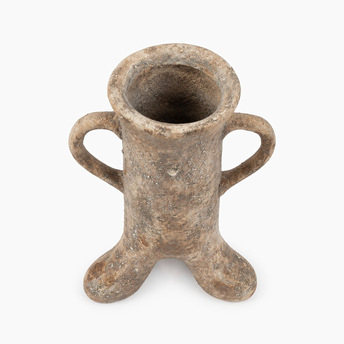 Menno Kandelaar Aardewerk - Bruin - H 15,5 cm