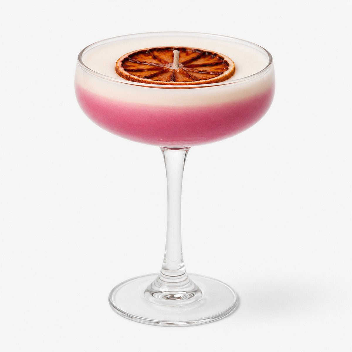 Pink Lady Cocktail Kaars - Roze - H 15,5 cm
