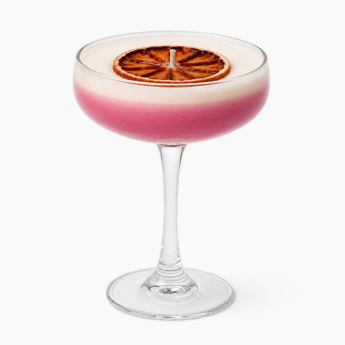 Pink Lady Cocktail Kaars - Roze - H 15,5 cm